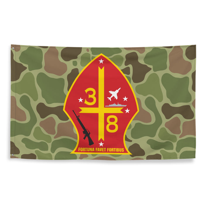 3rd Battalion 8th Marines (3/8 Marines) Frogskin Camo Flag Tactically Acquired   