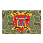 3rd Battalion 26th Marines (3/26 Marines) Frogskin Camo Flag Tactically Acquired   