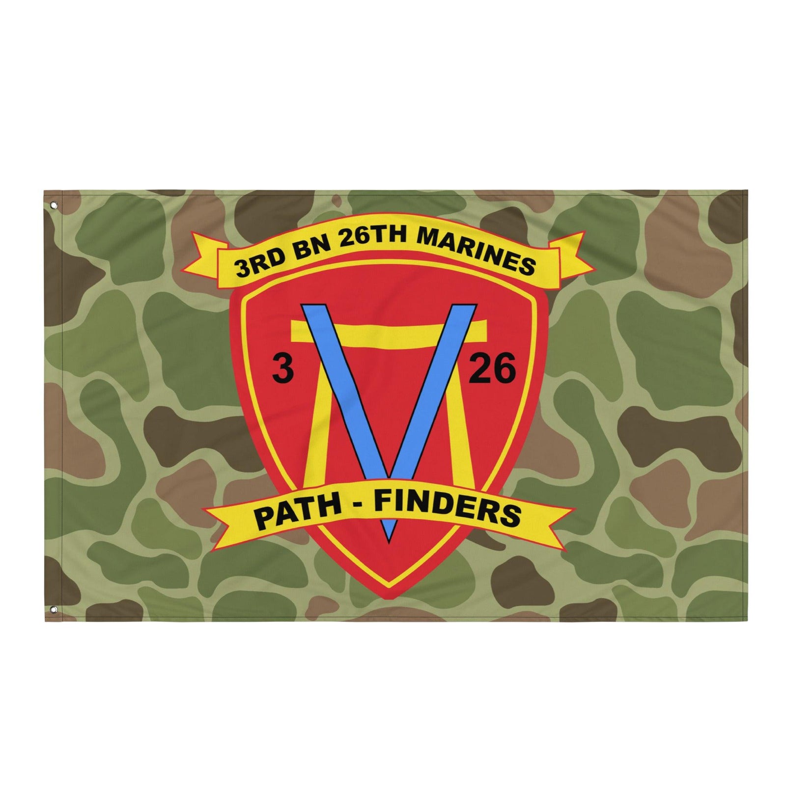 3rd Battalion 26th Marines (3/26 Marines) Frogskin Camo Flag Tactically Acquired   