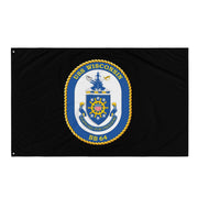 USS Wisconsin (BB-64) Battleship Legacy Indoor Wall Flag Tactically Acquired   