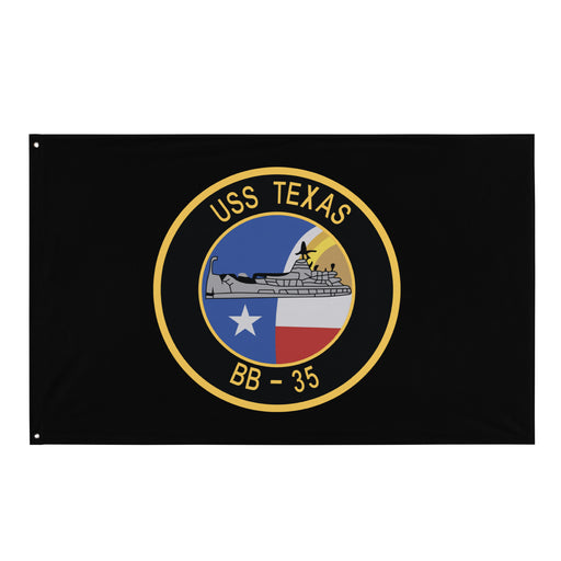 USS Texas (BB-35) Battleship Legacy Indoor Wall Flag Tactically Acquired Default Title  