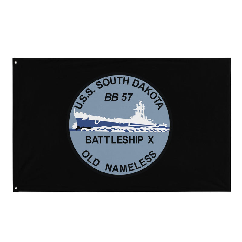 USS South Dakota (BB-57) Battleship Legacy Indoor Wall Flag