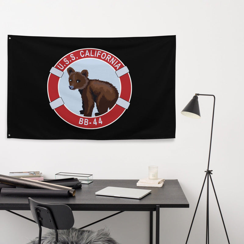 USS California (BB-44) Battleship Legacy Indoor Wall Flag