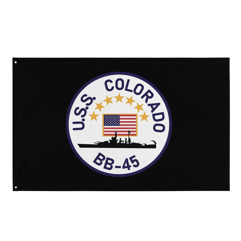USS Colorado (BB-45) Battleship Legacy Indoor Wall Flag