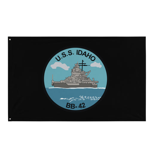 USS Idaho (BB-42) Battleship Legacy Indoor Wall Flag Tactically Acquired Default Title  
