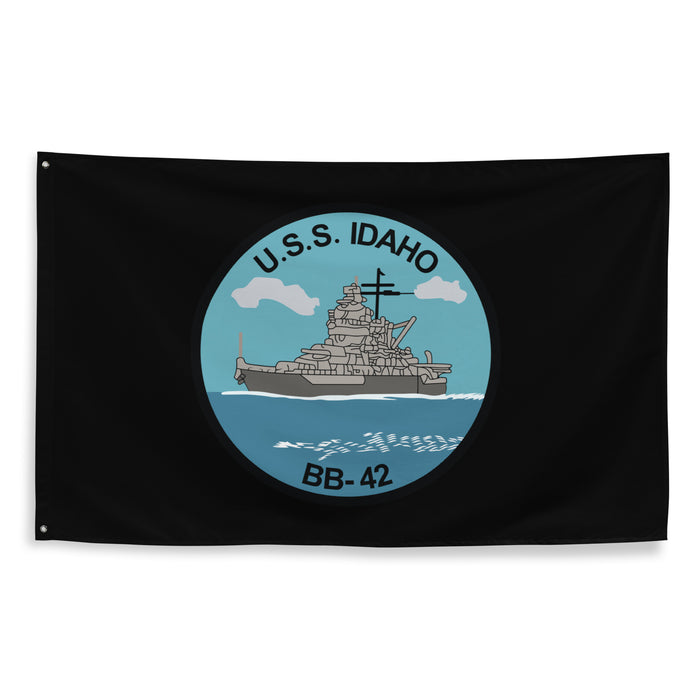 USS Idaho (BB-42) Battleship Legacy Indoor Wall Flag Tactically Acquired   