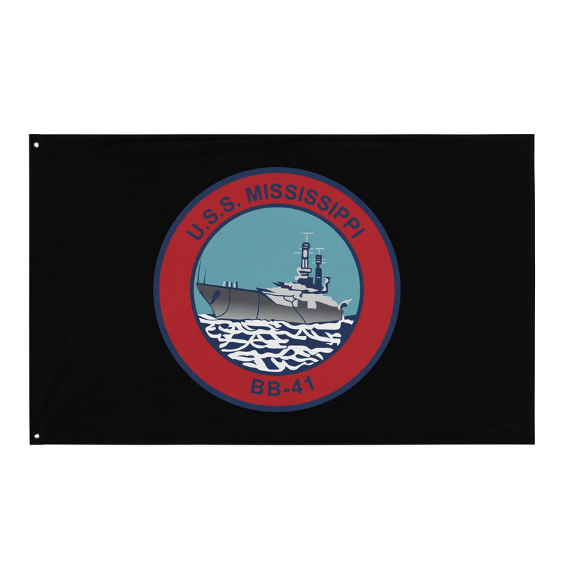 USS Mississippi (BB-41) Battleship Legacy Indoor Wall Flag