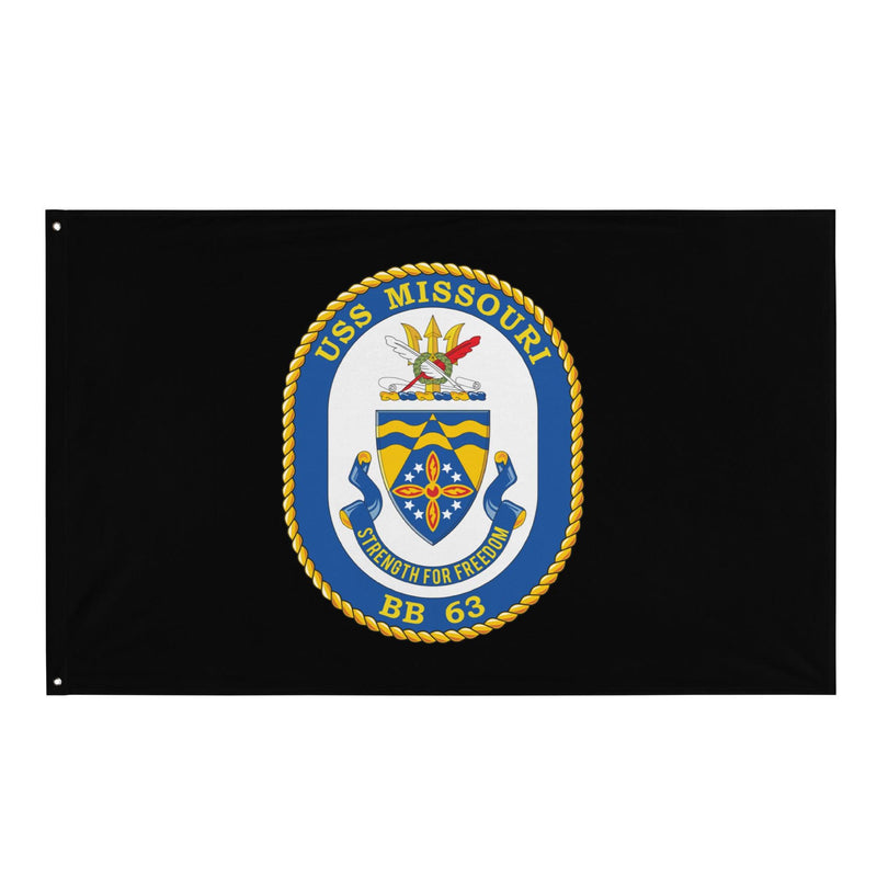 USS Missouri (BB-63) Battleship Legacy Indoor Wall Flag