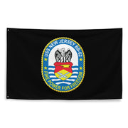 USS New Jersey (BB-62) Battleship Legacy Indoor Wall Flag Tactically Acquired   