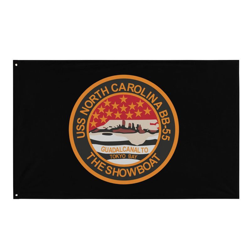 USS North Carolina (BB-55) Battleship Legacy Indoor Wall Flag