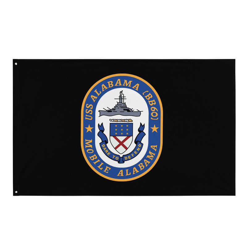 USS Alabama (BB-60) Battleship Legacy Indoor Wall Flag