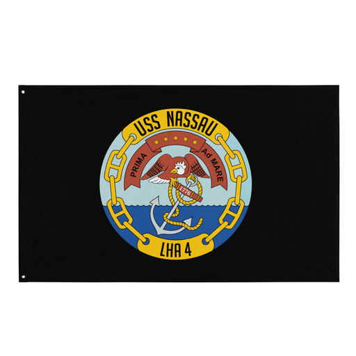 USS Nassau (LHA-4) Black Wall Flag Tactically Acquired Default Title  