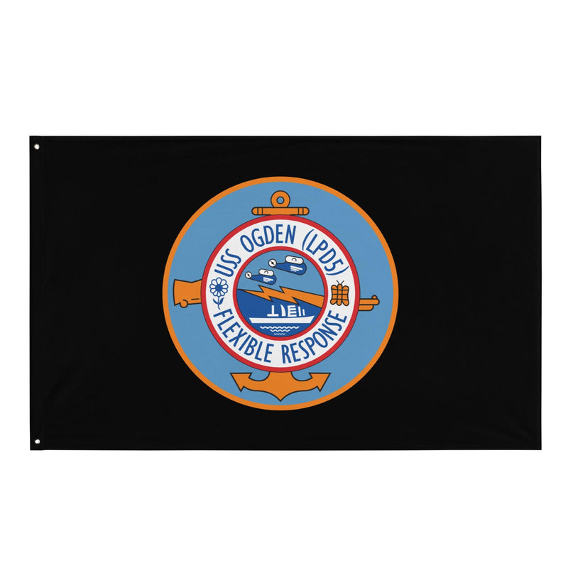 USS Ogden (LPD-5) Black Wall Flag