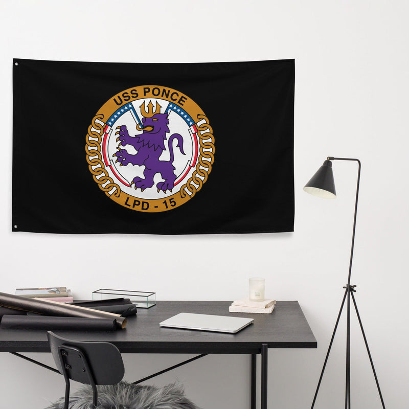 USS Ponce (LPD-15) Black Wall Flag