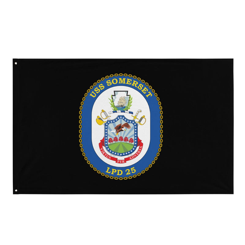 USS Sommerset (LPD-25) Black Wall Flag
