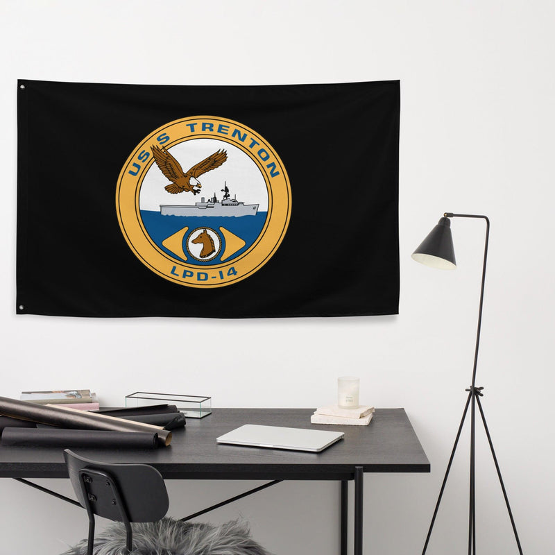 USS Trenton (LPD-14) Black Wall Flag