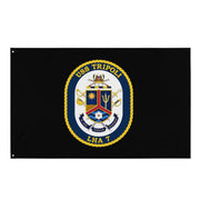 USS Tripoli (LHA-7) Black Wall Flag Tactically Acquired Default Title  