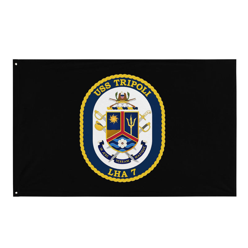 USS Tripoli (LHA-7) Black Wall Flag