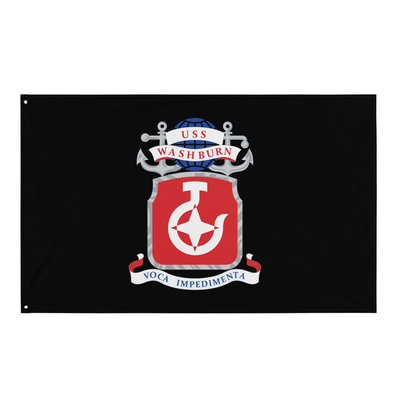 USS Washburn (AKA-101) Black Wall Flag