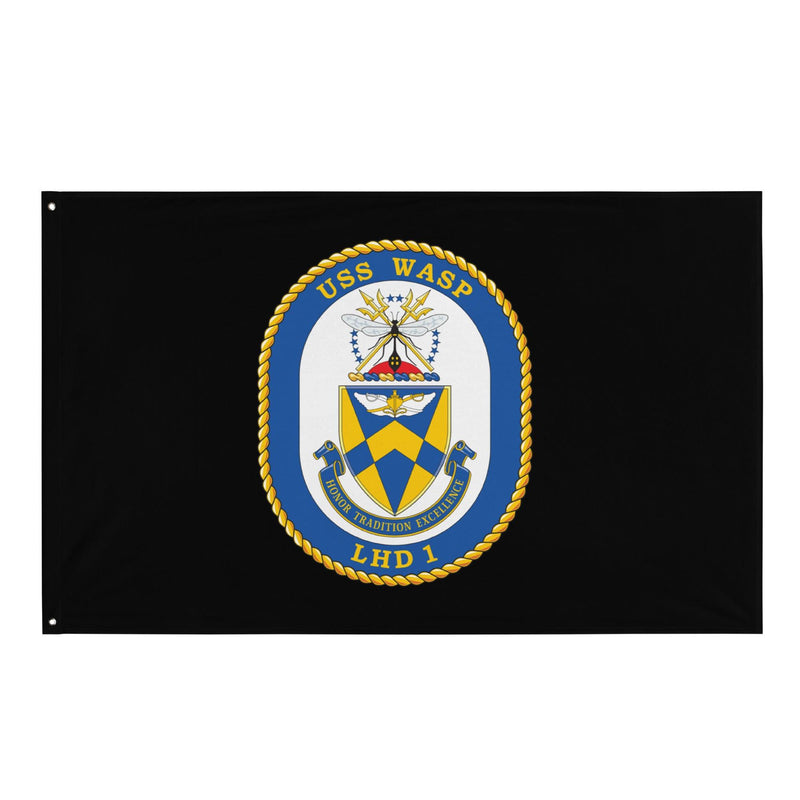 USS Wasp (LHD-1) Black Wall Flag