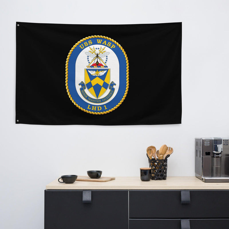 USS Wasp (LHD-1) Black Wall Flag