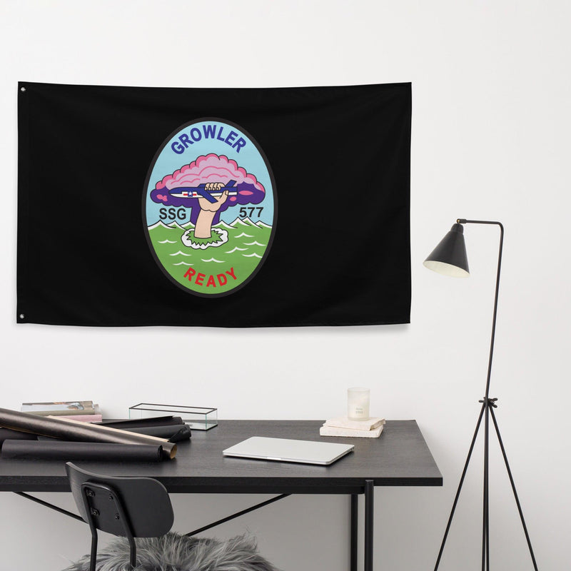 USS Growler (SSG-577) Submarine Wall Flag