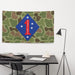 1st Marine Division Frog Skin Camo Wall Flag Tactically Acquired   