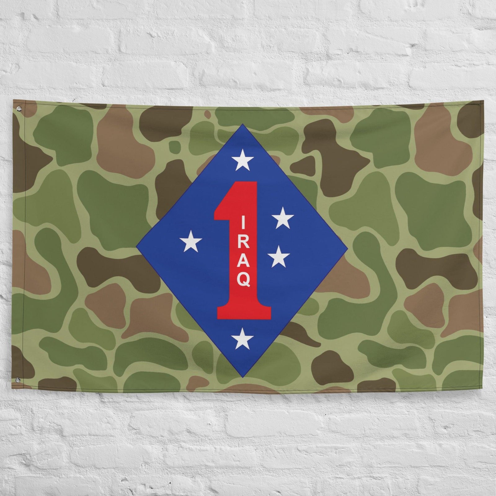 1st Marine Division Operation Iraqi Freedom Frogskin Camo Flag Tactically Acquired   