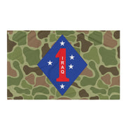 1st Marine Division Operation Iraqi Freedom Frogskin Camo Flag Tactically Acquired   