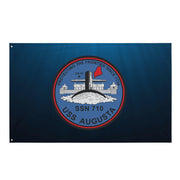 USS Augusta (SSN-710) Submarine Wall Flag Tactically Acquired Default Title  