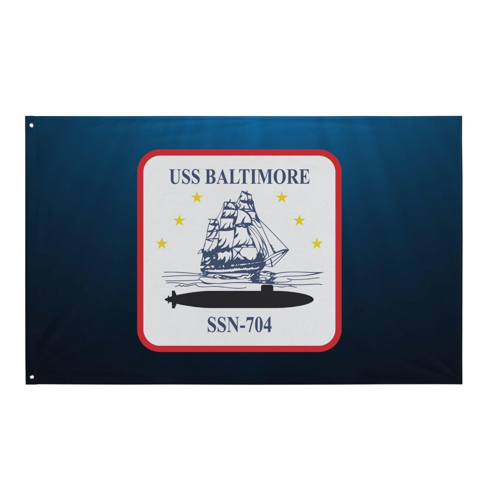 USS Baltimore (SSN-754) Submarine Wall Flag Tactically Acquired Default Title  