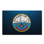 USS Albany (SSN-753) Submarine Wall Flag Tactically Acquired Default Title  