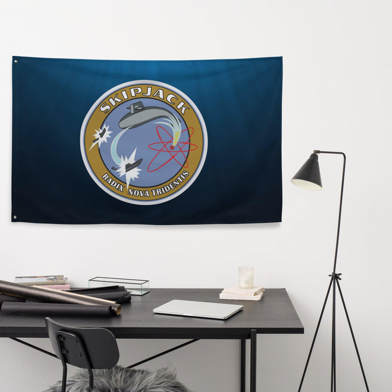 USS Skipjack (SSN-585) Submarine Wall Flag