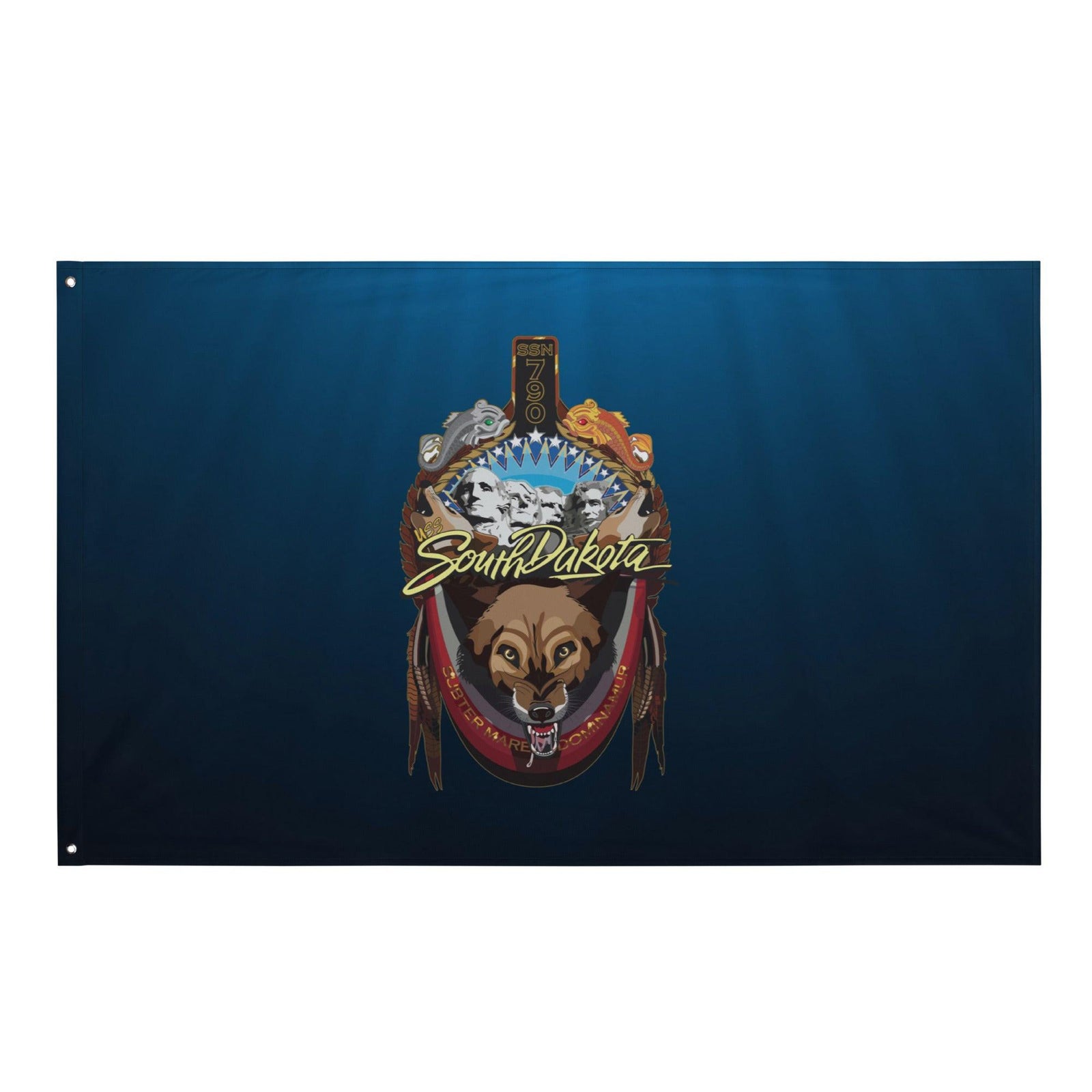 USS South Dakota (SSN-790) Submarine Wall Flag Tactically Acquired Default Title  