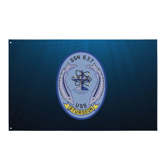 USS Sturgeon (SSN-637) Submarine Wall Flag Tactically Acquired Default Title  