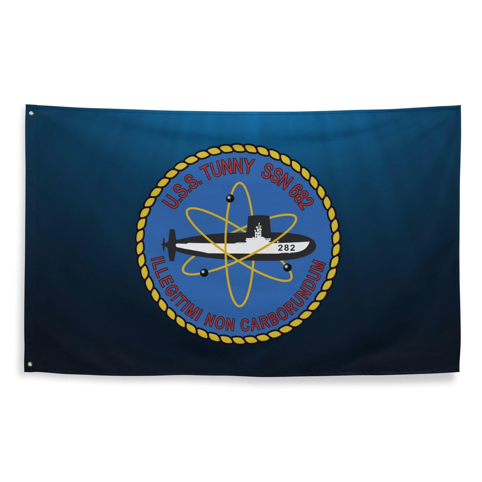 USS Tunny (SSN-682) Submarine Wall Flag Tactically Acquired   