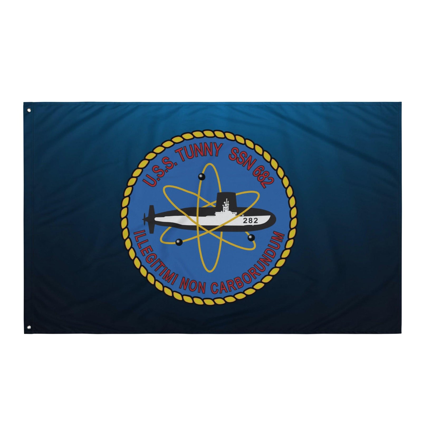 USS Tunny (SSN-682) Submarine Wall Flag Tactically Acquired   