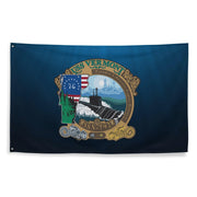 USS Vermont (SSN-792) Submarine Wall Flag Tactically Acquired   