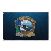 USS Vermont (SSN-792) Submarine Wall Flag Tactically Acquired   