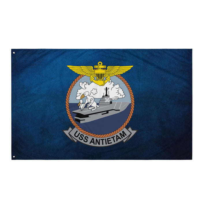 USS Antietam (CV-36) Aircraft Carrier Flag Tactically Acquired Default Title  