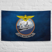 USS Antietam (CV-36) Aircraft Carrier Flag Tactically Acquired   
