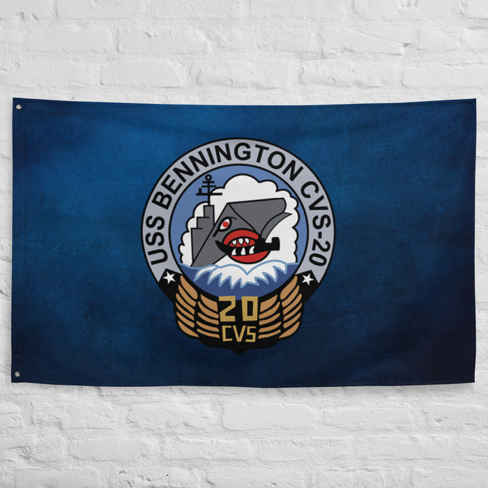 USS Bennington (CVS-20) Aircraft Carrier Logo Flag Tactically Acquired   