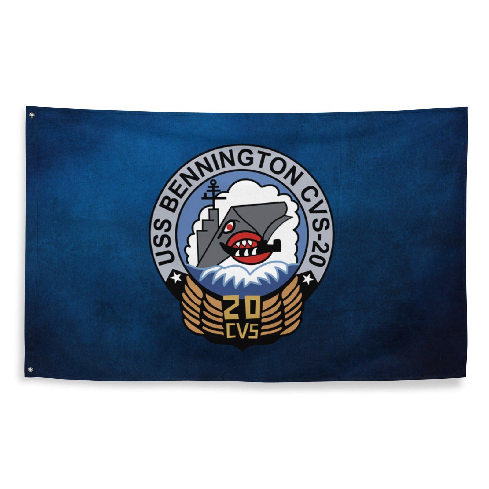USS Bennington (CVS-20) Aircraft Carrier Logo Flag Tactically Acquired   