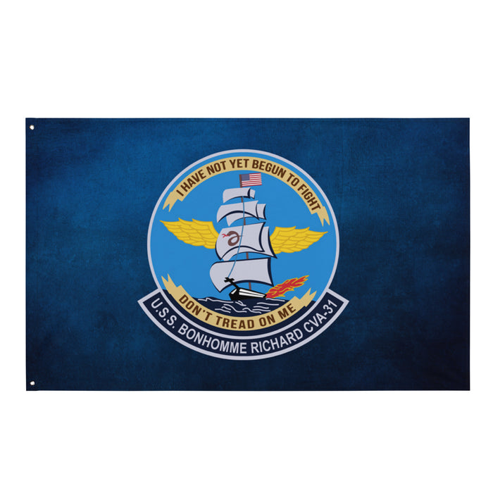 USS Bonhomme Richard (CVA-31) Flag Tactically Acquired   