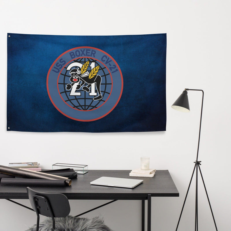 USS Boxer (CV-21) Aircraft Carrier Flag