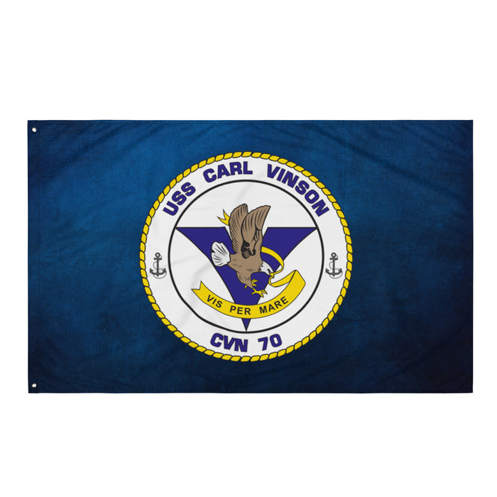 USS Carl Vinson (CVN-70) Aircraft Carrier Flag Tactically Acquired Default Title  