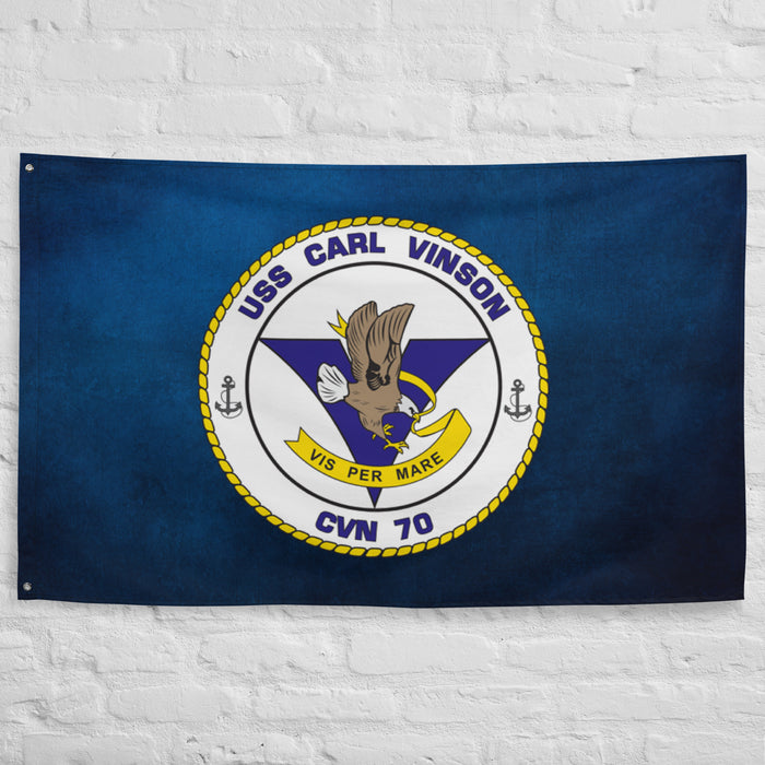 USS Carl Vinson (CVN-70) Aircraft Carrier Flag Tactically Acquired   