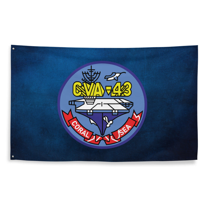 USS Coral Sea (CVA-43) Wall Flag Tactically Acquired   