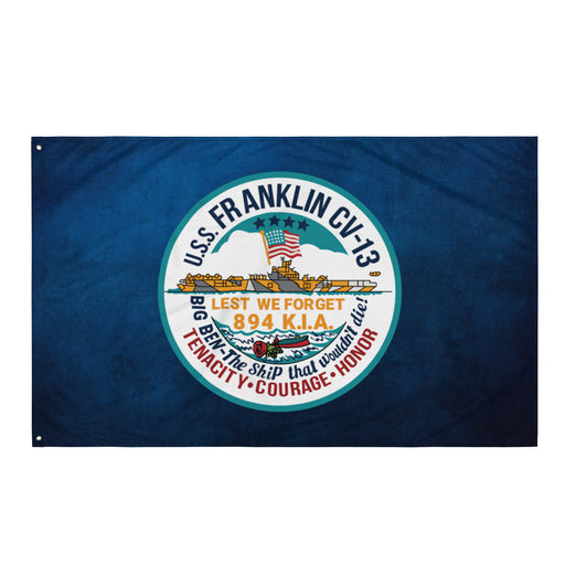 USS Franklin (CV-13) Wall Flag Tactically Acquired Default Title  