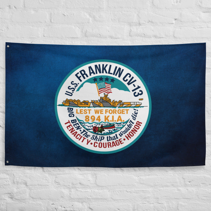USS Franklin (CV-13) Wall Flag Tactically Acquired   